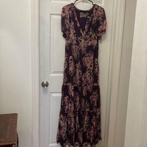 Anthropologie Somerset Chiffon Dress